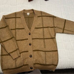 Women’s Super Soft Target Brown Plaid Cardigan